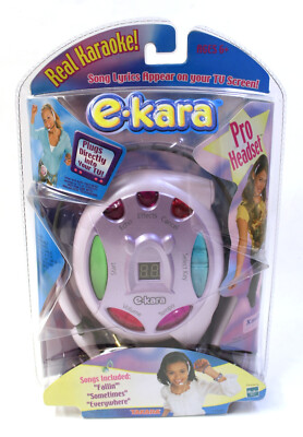 Vintage TAKARA E-Kara Real Karaoke Plug & Play Pro Headset Music