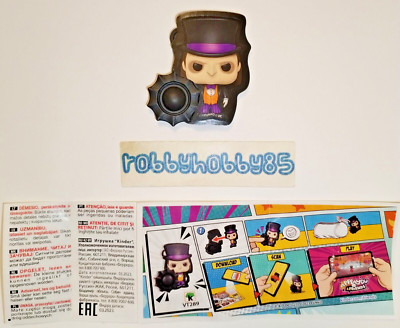 VT289 Antistress Penguin + BPZ Kinder Joy Italy 2023 Superheroes DC Funko Pop