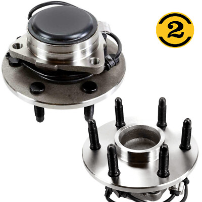 Earthauto Pair Front Wheel Hub Bearing Assembly For Chevy GMC Trucks – Avalanche Suburban Tahoe Savana Sierra 4WD