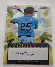 2024 LEAF VIVID BRAYDEN TAYLOR YELLOW TECHNICOLOR  Auto #8/10