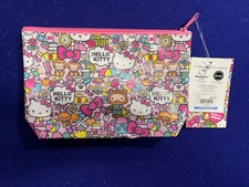 Hello Kitty Pouch Cosmetic Makeup Bag Pink AOP New 2022
