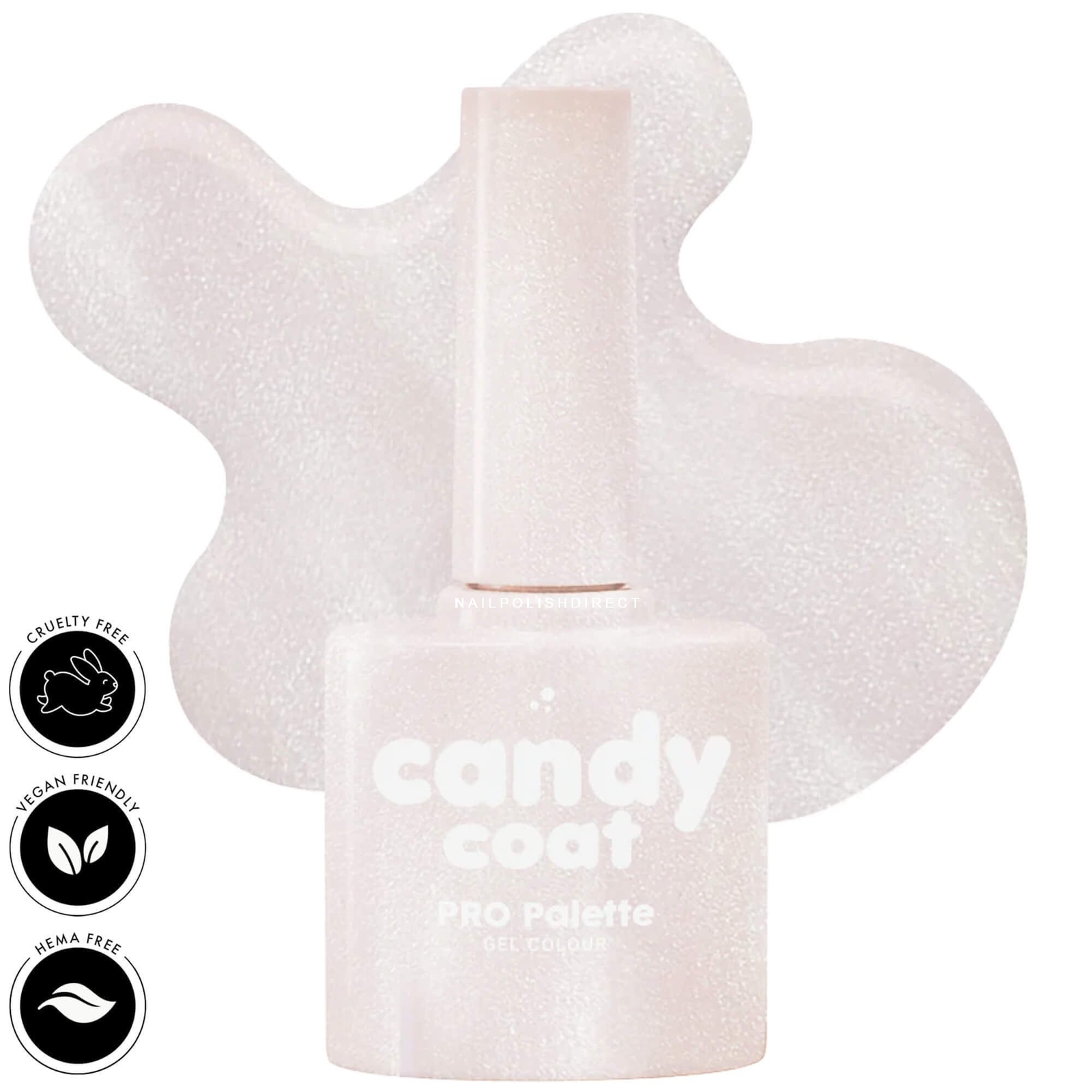 Candy Coat Pro Palette - Hema Free Gel Polish - Juliet 10ml