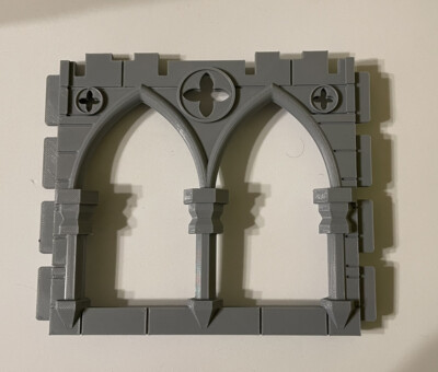 Pièce Playmobil 3D Personnalisée Pour Château STECK 3666 - Mur Pour Système De Construction