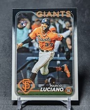 Marco Luciano Rookie Card RC 2024 Topps Series 1 #232 San Francisco Giants. rookie card picture