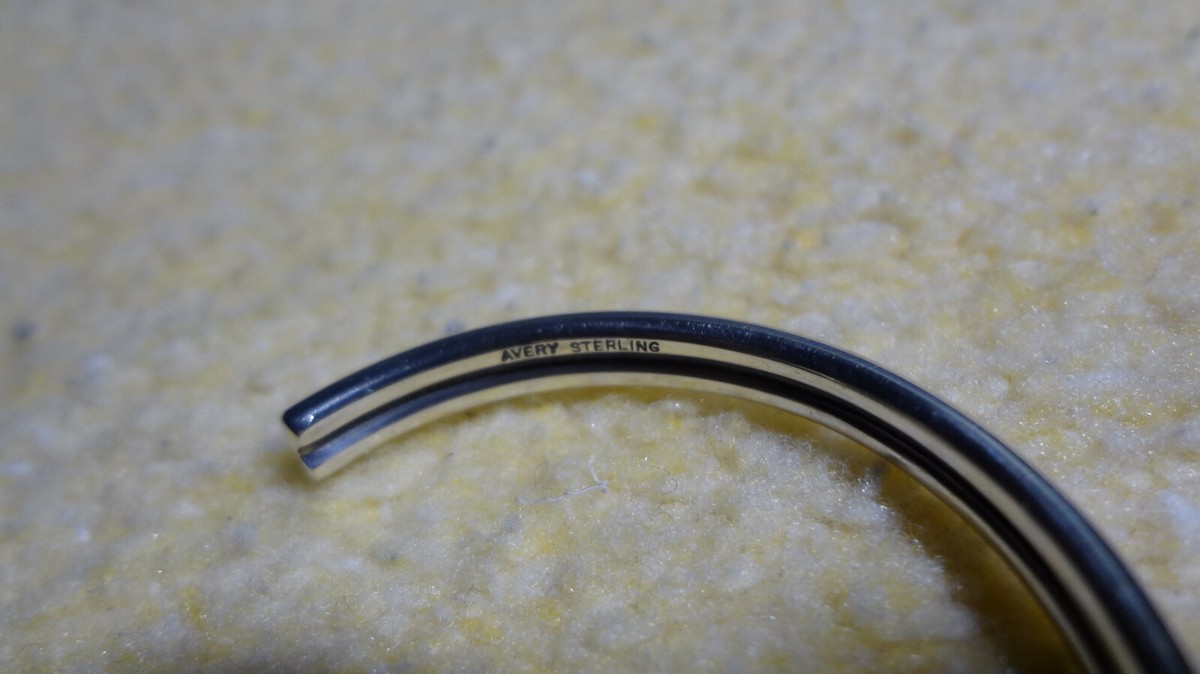 James Avery Retired Lovers Knot 925 Sterling Silver Small Cuff Bracelet View 3