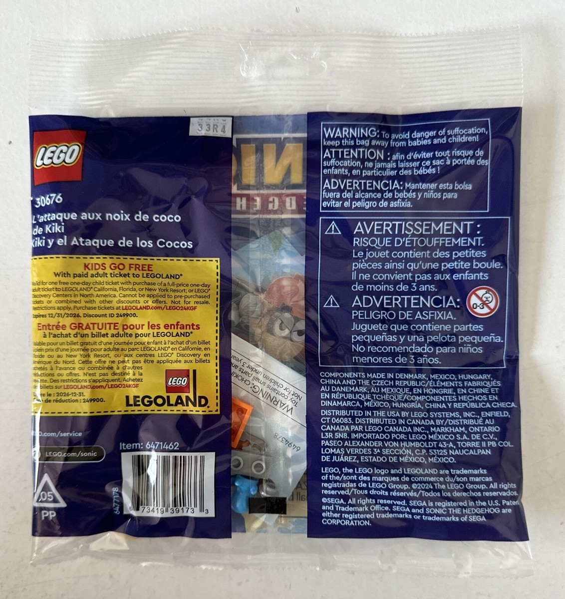 LEGO Sonic: Kiki's Coconut Attack (30676) 673419391733| eBay