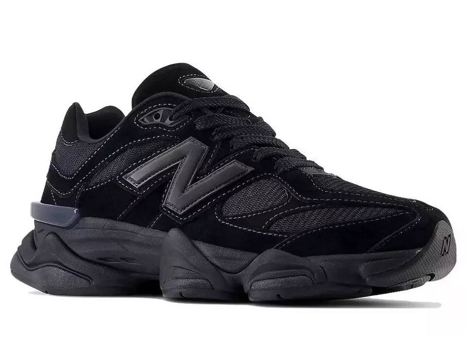 🔥New Balance 9060 Men's Triple Black Sport Running Comfort Shoes