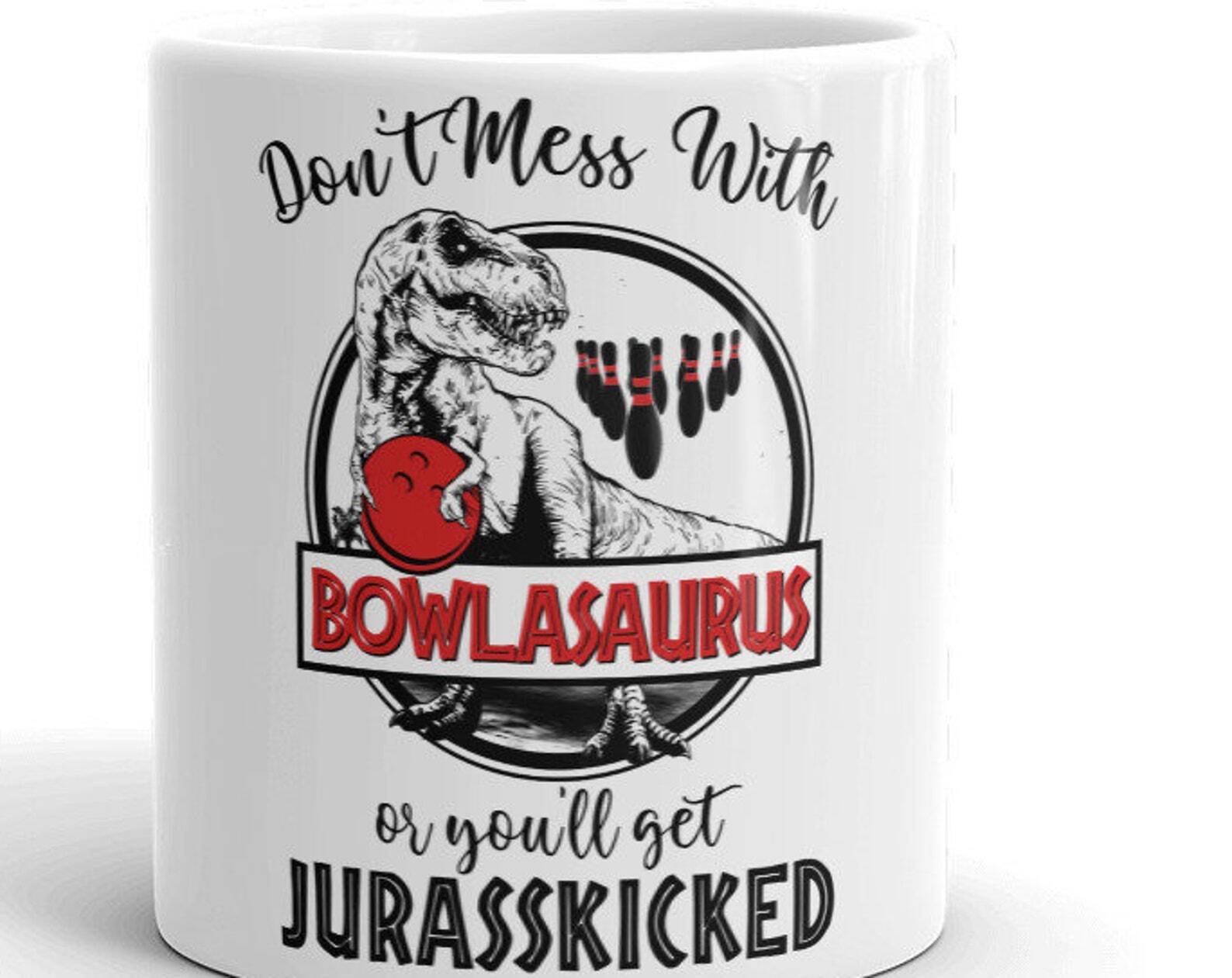 Bowlasaurus Bowling Mug