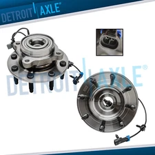 Front Wheel Bearing and Hubs for Chevy GMC Sierra Silverado Sierra 2500 3500 HD