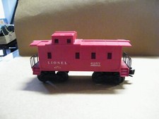 Vintage Post-War Lionel Lines Red Caboose 6257 O27 Scale