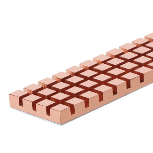 Pure Copper Heatsink Cooler Heat Sink Adhesive for M.2 NGFF 2280 PCI-E NVME SSD - Picture 9 of 16