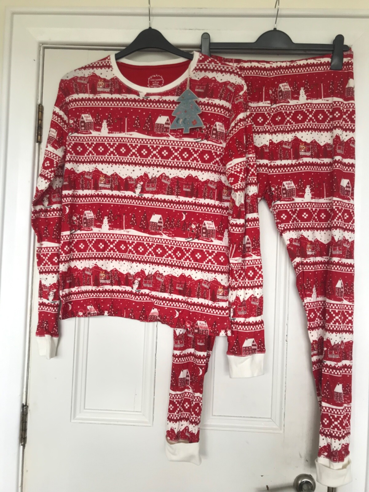 Dunnes Irish Christmas Pyjamas by Leigh Tucker Design !00% Cotton New with Tags