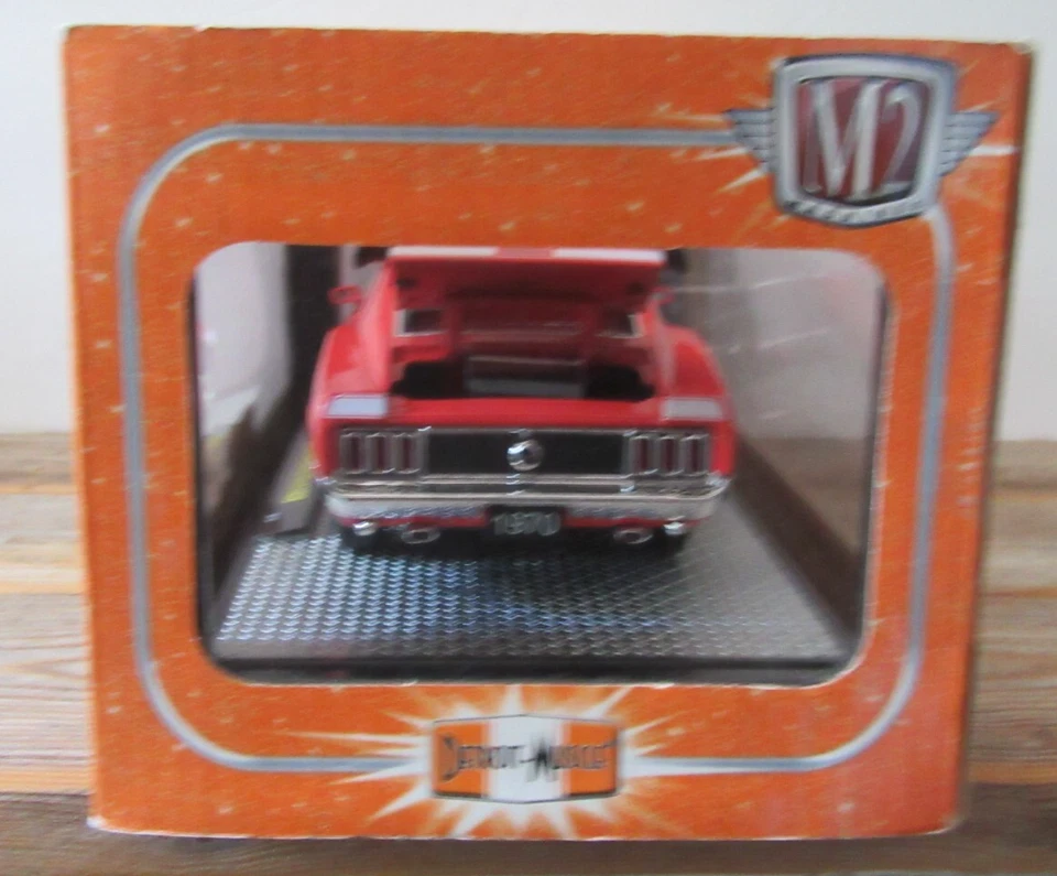 M2 Machines 2013 DETROIT MUSCLE  1970 FORD MUSTANG MACH 1 - 428 1:24 Diecast NIB - Image 4 of 4