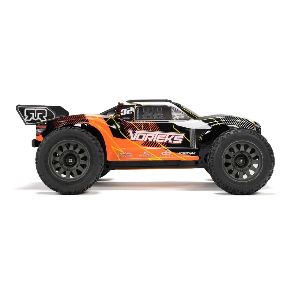 ARRMA 1:10 VORTEKS MEGA 550 2WD Stadium Truck RTR - Orange, Akku & Lader inkl. - Bild 3 von 4