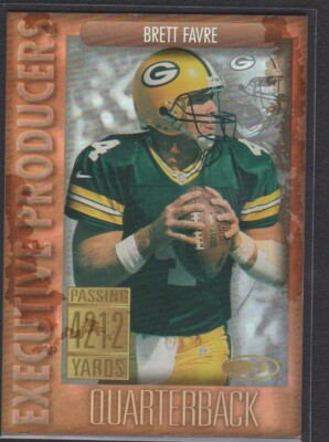 1999 DONRUSS EXECUTIVE PRODUCERS FOIL #15 BRETT FAVRE PACKERS SP #/4212