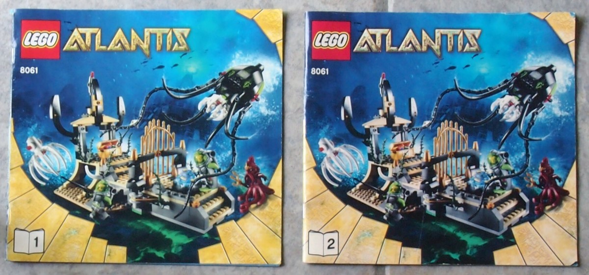 Lego 8061 - Atlantis Gateway Of The Squid - 87% Complete | eBay