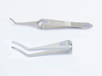 Scleral Plug Holding Forceps - Cross Action Handle for Secure Insertion ...