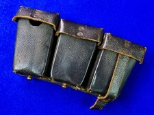German Germany WW2 Mauser K98 Leather Ammo Pouch