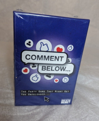 Comment Below card game - Adult Party Game by What Do You Meme? NEW
