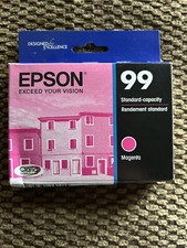 New Sealed Genuine Epson 99 Magenta Claria Hi-Definition Ink Cartridge Exp9/25