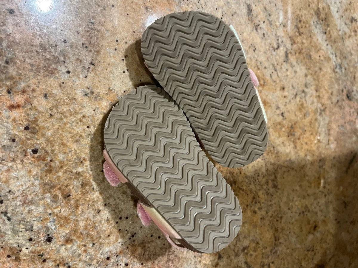 Carter s Baby Girl Sparkle Glitter Cork Summer Sandals Size 4