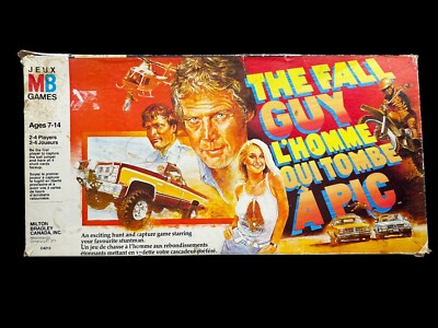 The Fall Guy Game Milton Bradley 1981 VINTAGE Tage Game Action