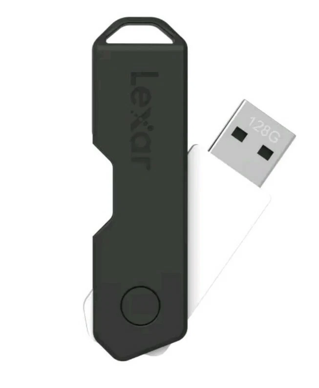 NEW Lexar 128GB USB Flash Drive USB 2.0 Brand New TwistTurn2 Jump Drive - Image 2 of 3
