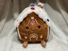 FAO Schwarz Glow Brights Gingerbread House Plush Stuffed Toy LED with Sound