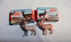 Vintage 1960s Animal Kingdom by Marx Ibex and Eland COMPLETE WITH BOX