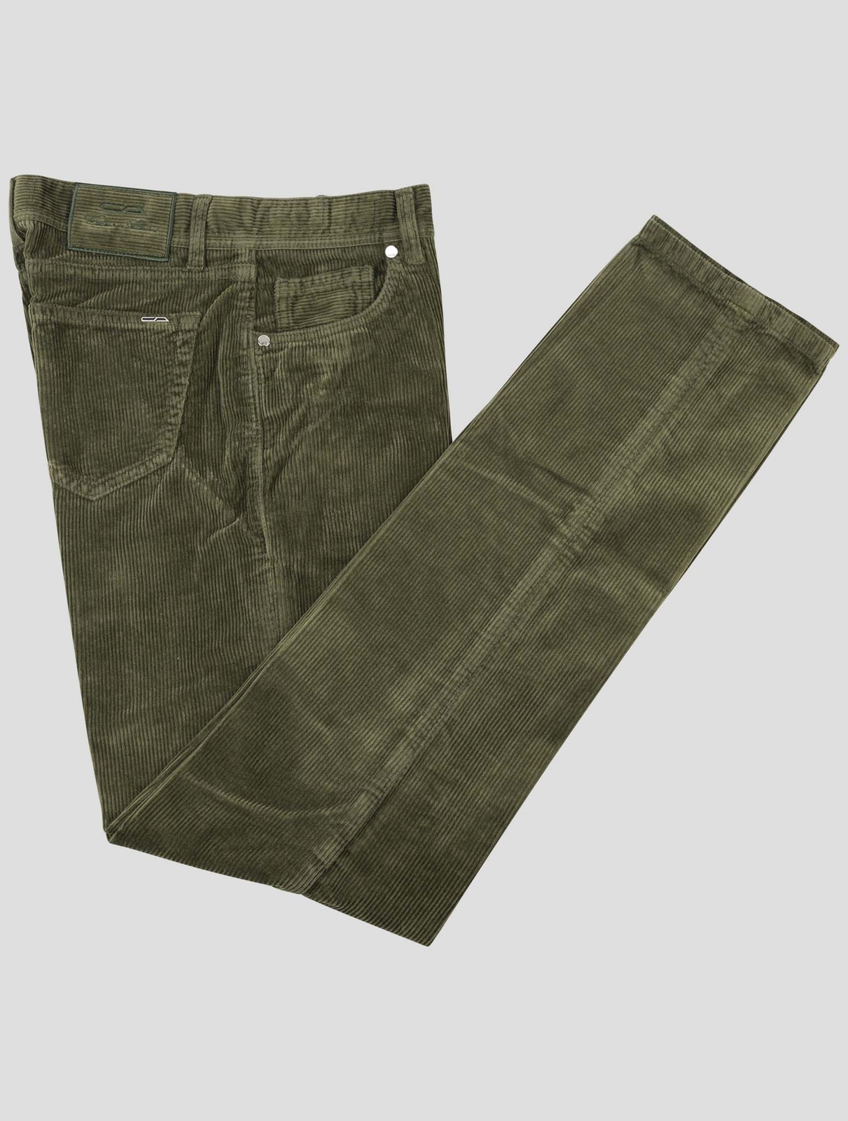 НОВЫЕ ЗЕЛЕНЫЕ ДЖИНСЫ CESARE ATTOLINI ИЗ ХЛОПКА И БАРХАТА EA размер US 33 - EU 49 CA73 75290₽