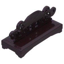 1PC Folding Fan Stand Plastic Round Fan Display Base Decorative Hand Fan Holder