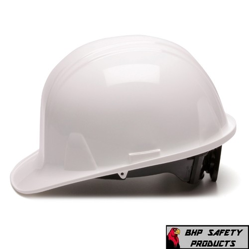 Weißer Schutzhut im Cap-Stil mit Hi-Vis Limette Weste Konstruktion - Bild 3 von 8