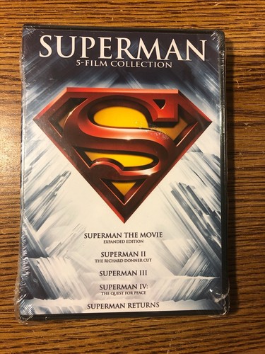 Superman 1 2 3 4 5-Film Collection DVD 5-Disk Movie Set I II III IV V Returns DC - Picture 8 of 9