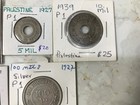 A SET OF SEVEN PALESTINE COINS(1,2,5,10,20,50,100 mil),issued 1921-1946 — photo 3