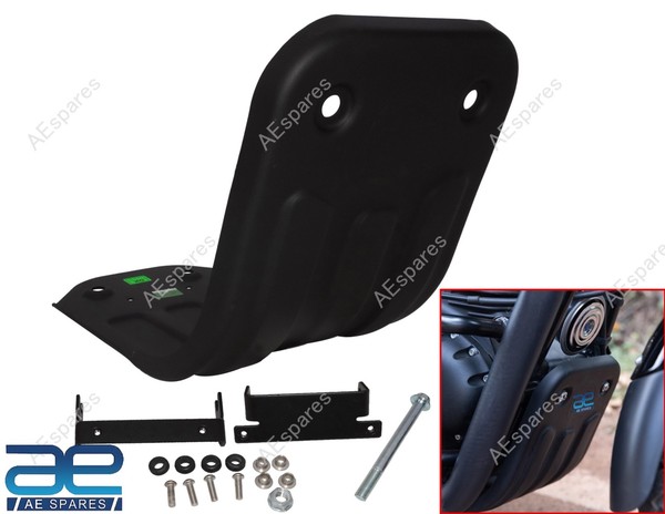 Black Sumpguard Sump Guard FüR Royal Enfield Hunter 350 KXA00653 Aluminium-image