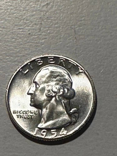 1954 P SILVER WASHINGTON QUARTER    b/UNC One Buautiful coin   N213