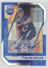 2021 Panini Elite Extra Edition 4/79 Calvin Ziegler #46 Auto uk2