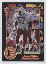 1991 Wild Card Draft Kenny Walker #147 Rookie RC 0f3j. rookie card picture