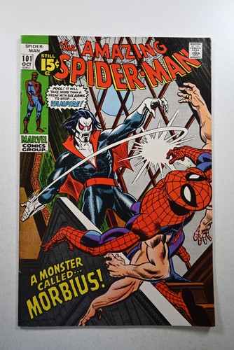 The Amazing Spider-Man #101 (1971) VF Condition! First appearance of Morbius!