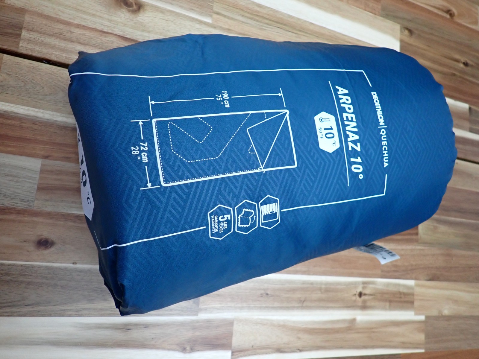 SACO DE DORMIR INDIVIDUAL DECATHALON ARPENAZ 10 GRADOS 2 ESTACIONES (SB3)