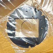 Gray Round Flush Mount Security Camera Mounting Plate/Bracket w/ Diagram
