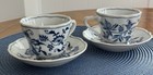 Blue Danube Blue Onion Tea Cup & Saucer Set Of 2 Made In Japan — photo 1