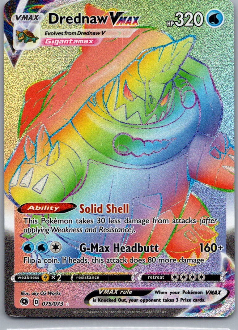 Drednaw VMAX (Secret) Secret Rare Champion's Path 75/73 NM
