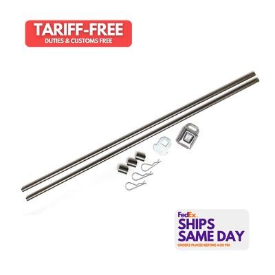 Rjs Safety 100021, Kit Natural Steel Net Installation Kit Performance Parts