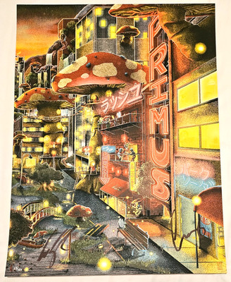 Primus Band Signed Poster Bailey Race Prints #/220 St. Paul MN 2022 Mint