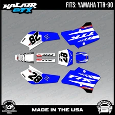 Graphics Kit for Yamaha TTR90 (2000-2008) TTR 90 Factory Series - Blue
