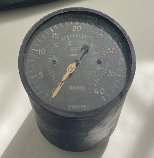 GE Aircraft Tachometer Indicator (Part# 8DJ67FAH) Stock 6680-609-8088 8DJ67 FAH