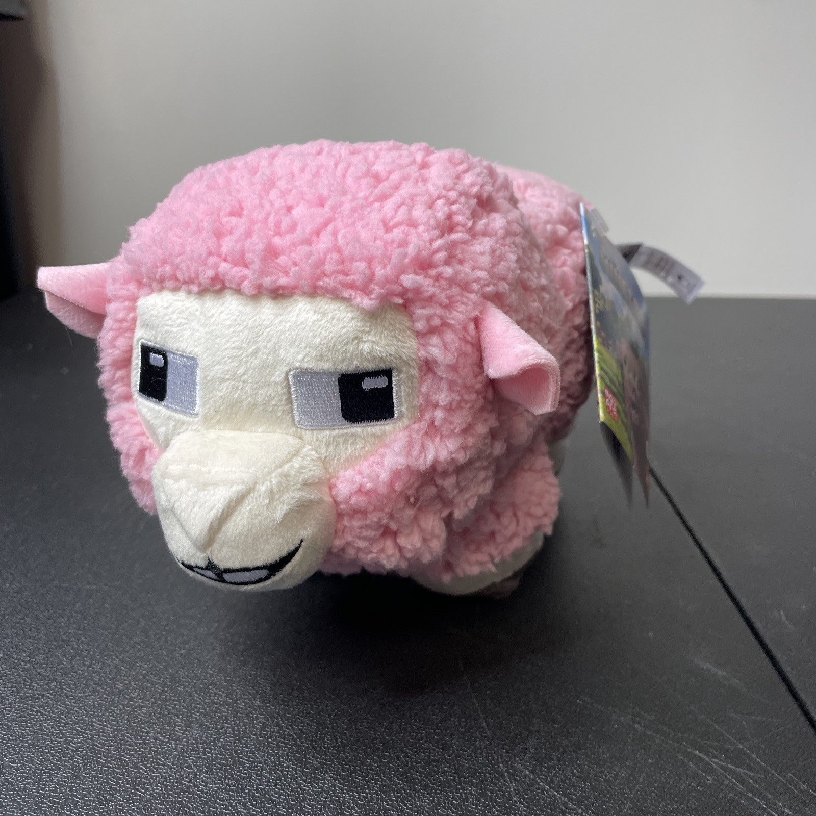 Minecraft Movie Plush Pink Sheep Fuzzy Toy Mojang Stuffed NEW 2025