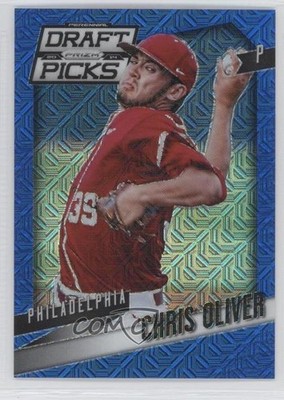 2014 Panini Prizm Perennial Draft Picks Blue Mojo 11/75 Chris Oliver #31 0c2