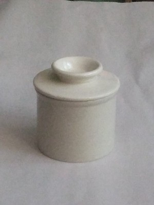 Butter Bell White Ceramic Mrs. Andersons Baking Butter Keeper Kitchen Gadget